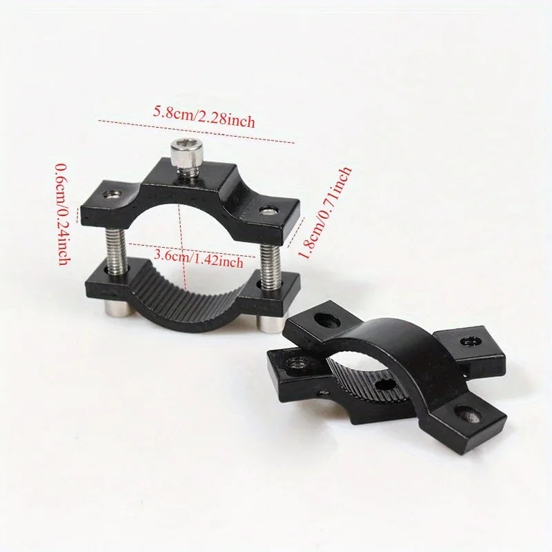 Bicycle and motorcycle headlight reflector fixing clamp handle fixing clamp bracket snap ring M6 screw headlight fixing tool Qme