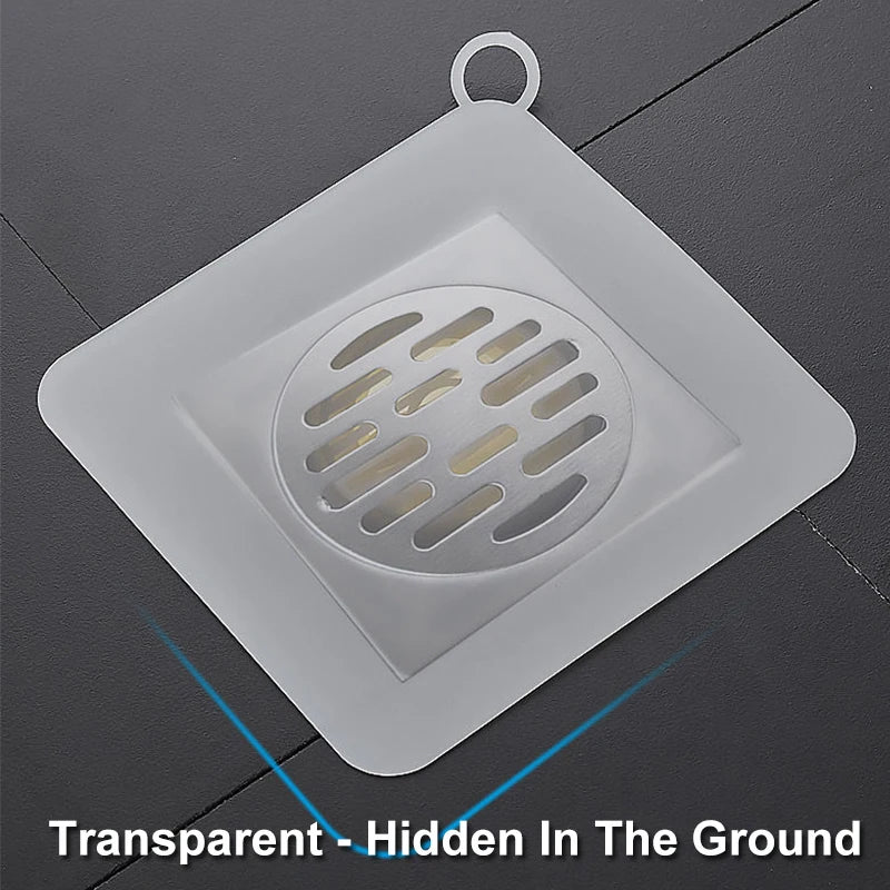 Silicone Floor Drain Deodorant Cover Bathroom Deodorant Insect-proof Seal Household Sewer Pipe Sink Anti-smell Floor Cover Qme