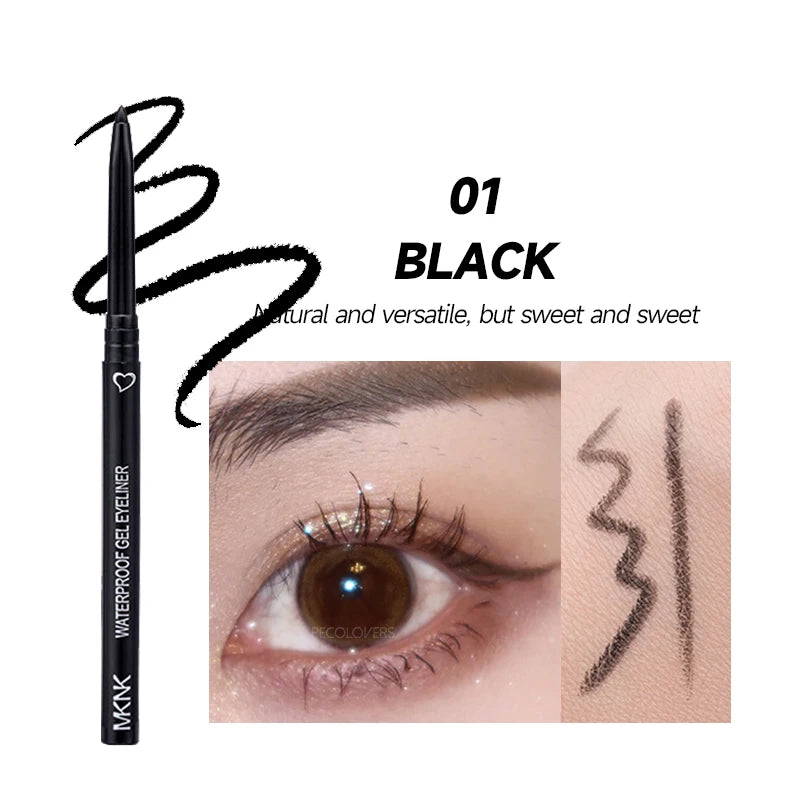 Waterproof Matte Eyeliner Pen Quick Dry Long-lasting Smooth Qme 01