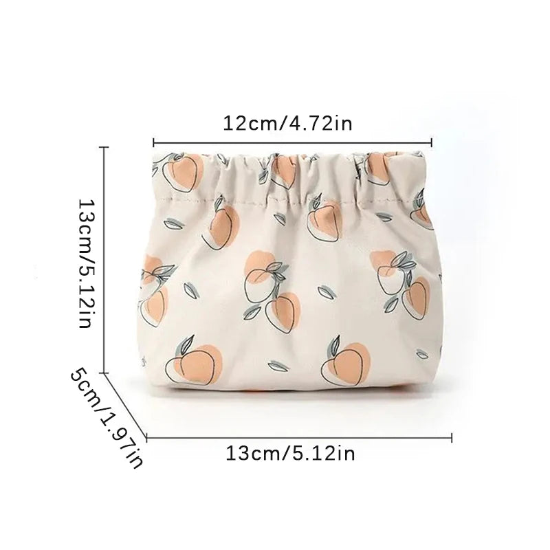 Napkin Towel Cosmetics Cotton Coin Purse Organizer Sanitary Storage Qme A