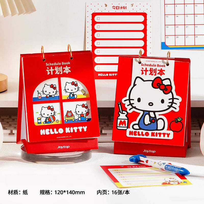 Hello Kitty Daily Planner Self-Discipline and Time Management Planner Stylish Notebook for Students Qme 3