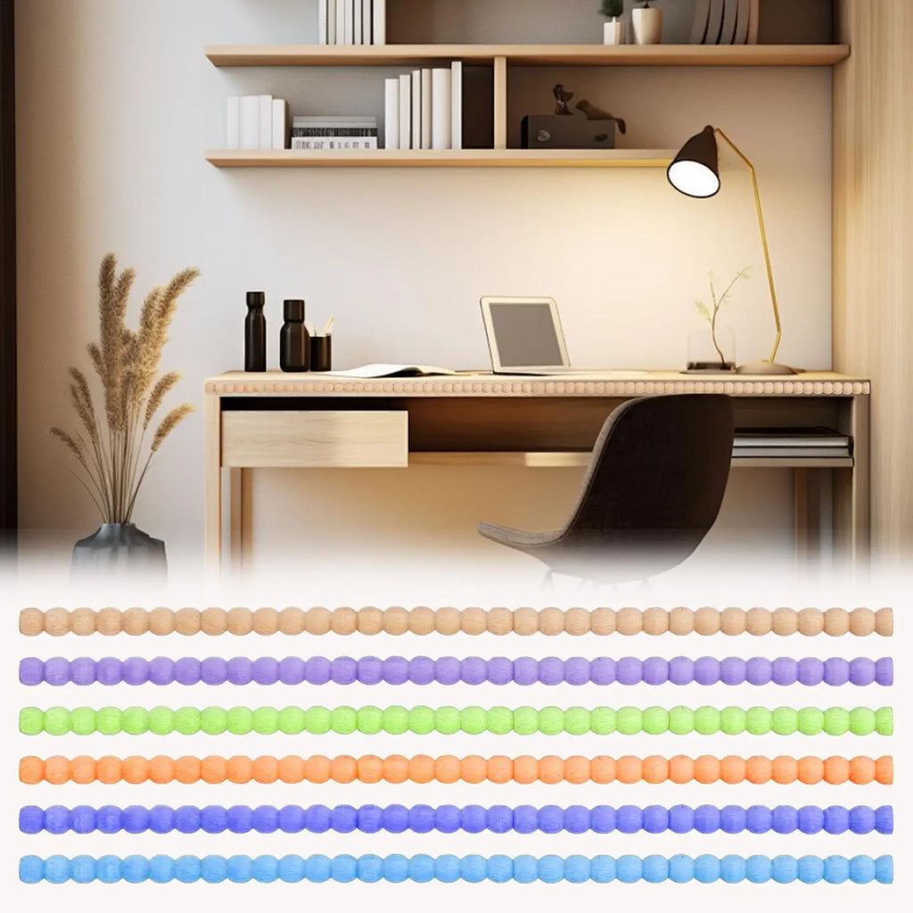 Wood Trim Molding Half Beads Strip Unfinished Wooden Window Door Qme