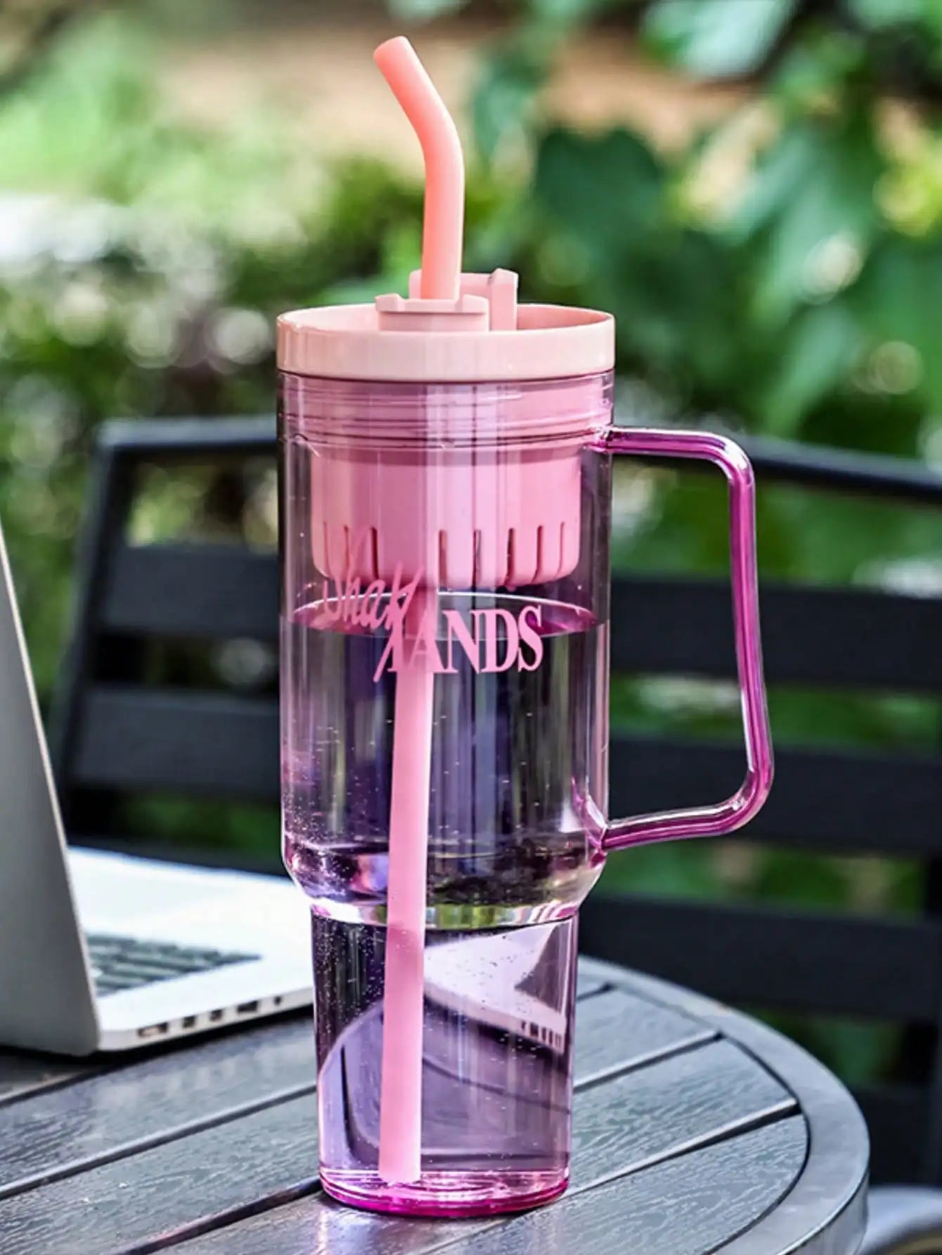 Transparent Tea Strainer Large Capacity Water Cup Fitness Outdoor Qme