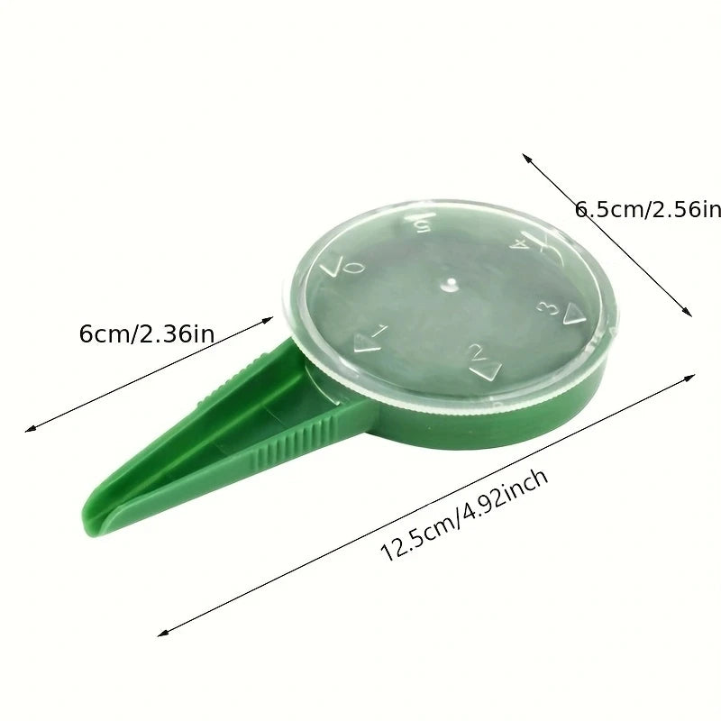 Multifunctional Adjustable Handheld Planter & Seed Sower, Garden Seeding Dispenser Tool for Various Seed Sizes Qme
