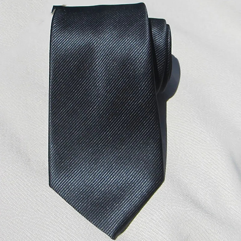 Business Black Men 100 Real Silk Tie Fashion Solid Suit Neckties Qme color4