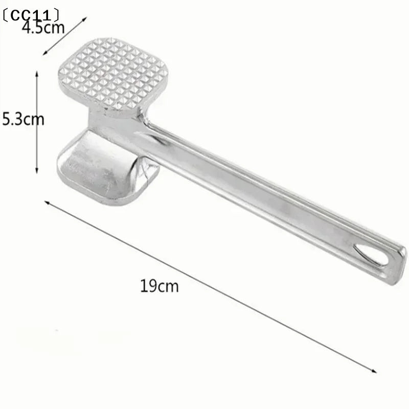 Duty Meat Mallet Stainless Steel Double-sided Tenderizer Tool Steak Qme