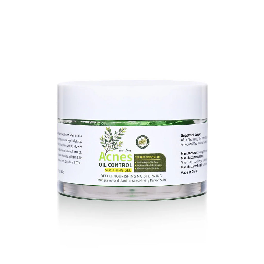 Organic Tea Tree Facial Acne Relieving Gel Has Function Whitening Qme