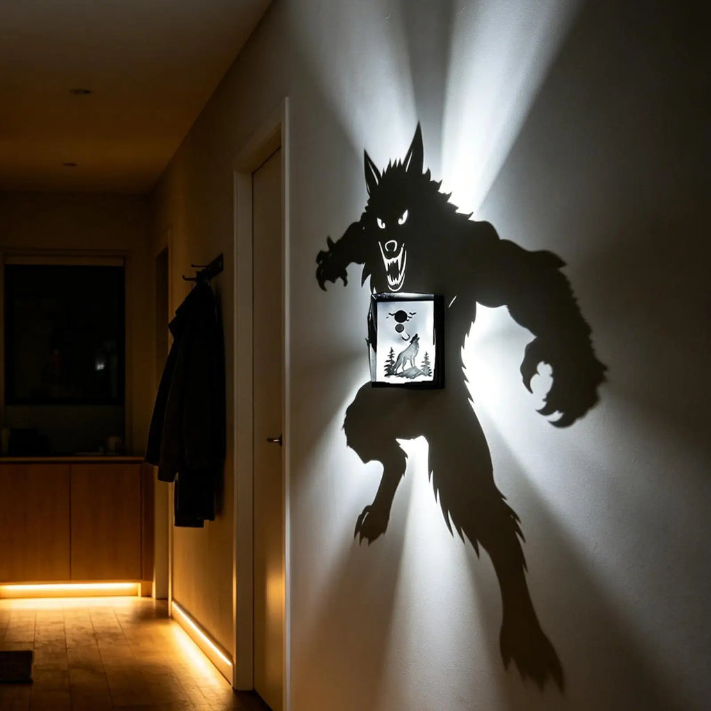 Wall Shadow Lamp Halloween Decor Home Lighting Atmosphere Light Qme