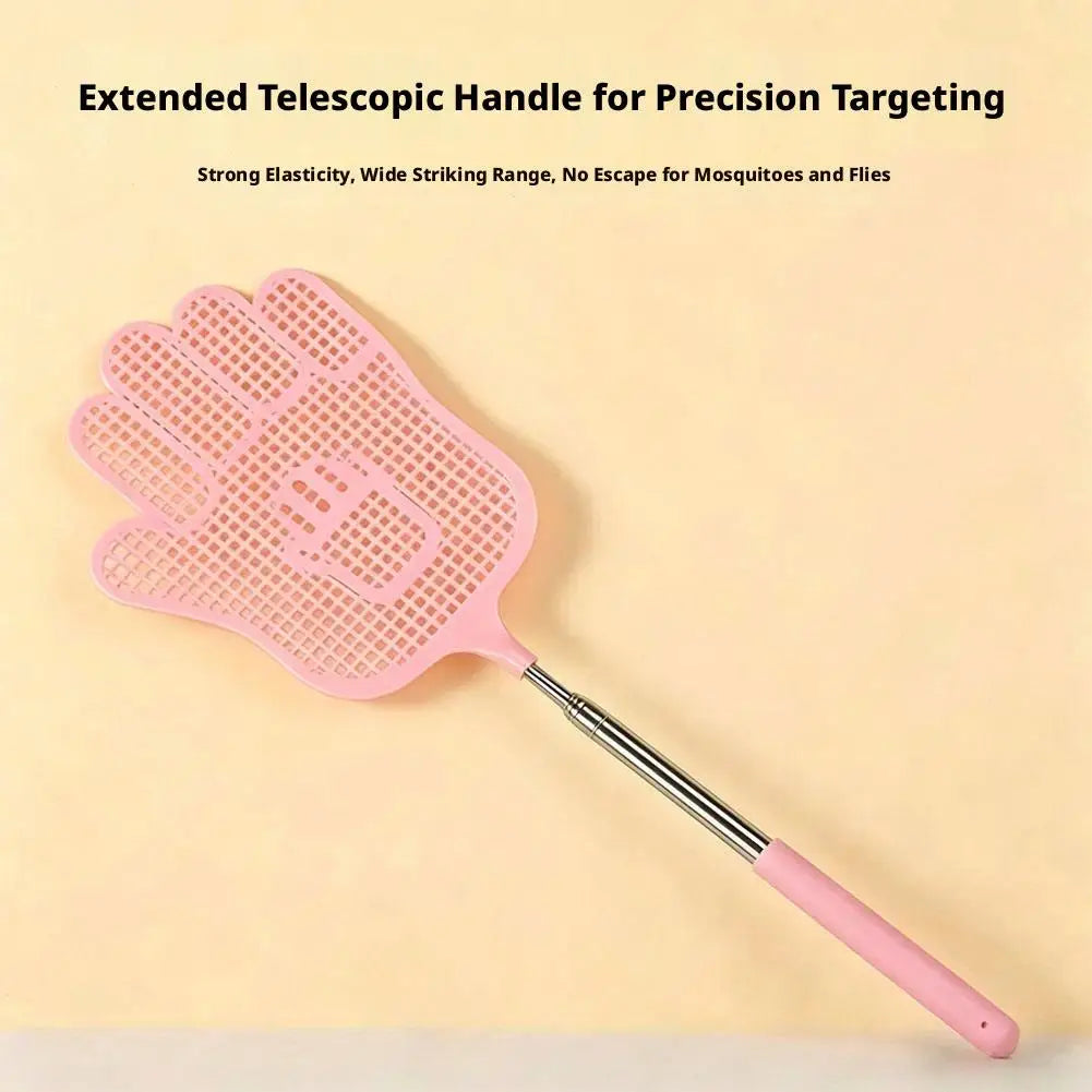 Funny Hand Shaped Fly Swatters Durable Telescopic Swatter Flyswatter Qme
