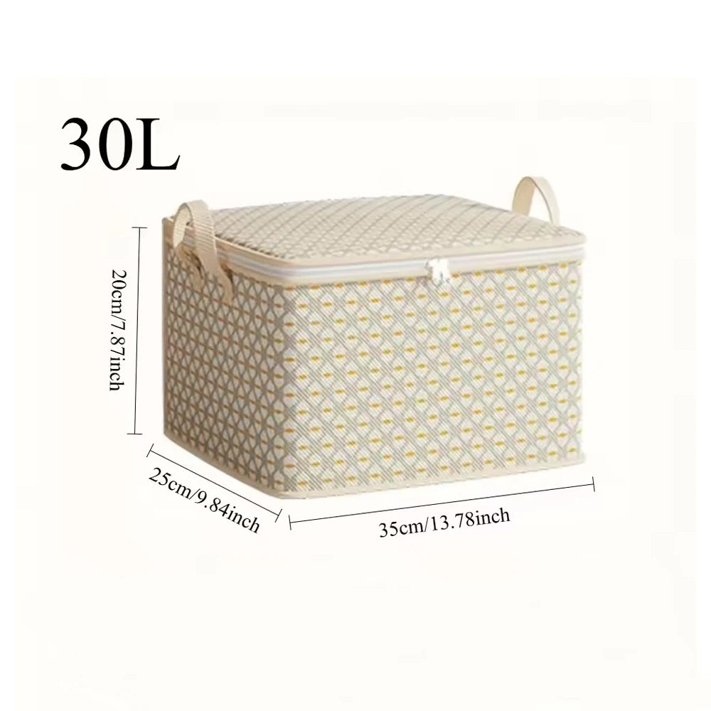 Large Capacity Extra Large Quilt Storage Bag Home Moving Bedroom Clothes Organizer Packing Sack Travel Luggage Storage Container Qme 30L