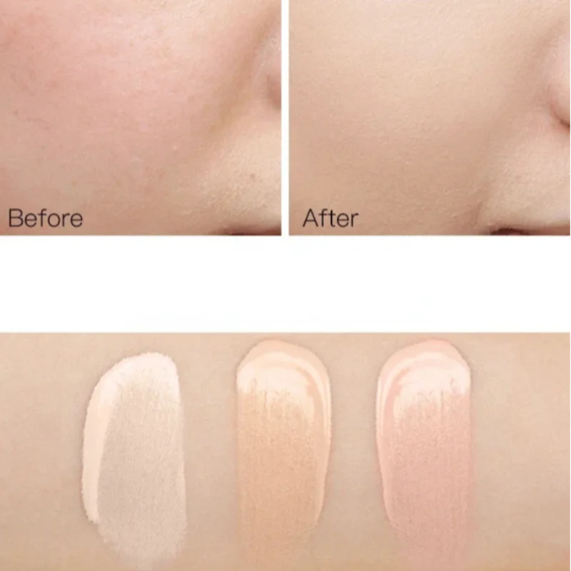 Full Coverage Concealer Foundation Waterproof Matte Face Liquid Foundation Whitening Face Makeup Base Cream Women Cosmetics Qme