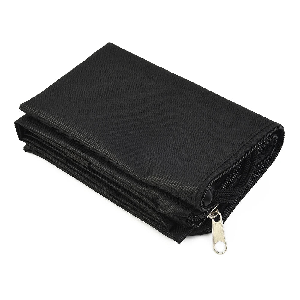1x Zip Type Leaf Blower Vacuum Bag Lawn Cleaner Bag Garden Tool Garden Leaf Shredder Collection Bag Replacement Storage Qme