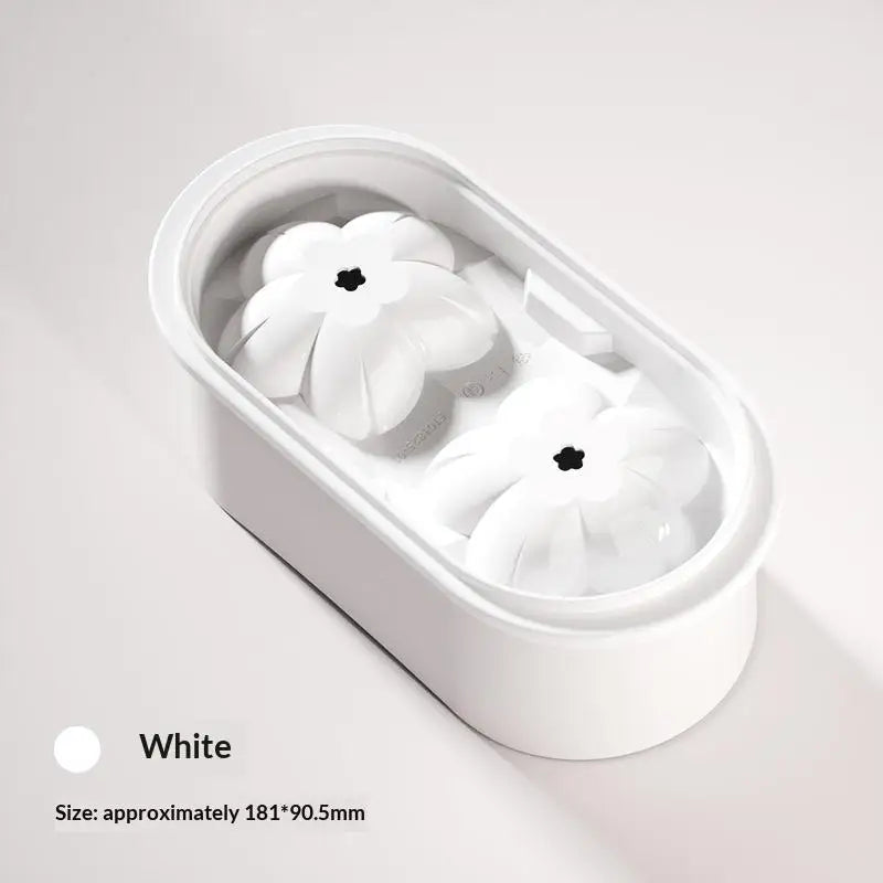 Reusable Ice Tray Ball Mold Flower Shape Cubes Effortless Dessert Qme A2