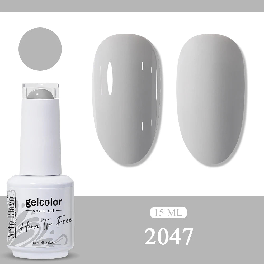 Arte Clavo Neon Rainbow Colors Gel Nail Polish Semi Permanent Art UV