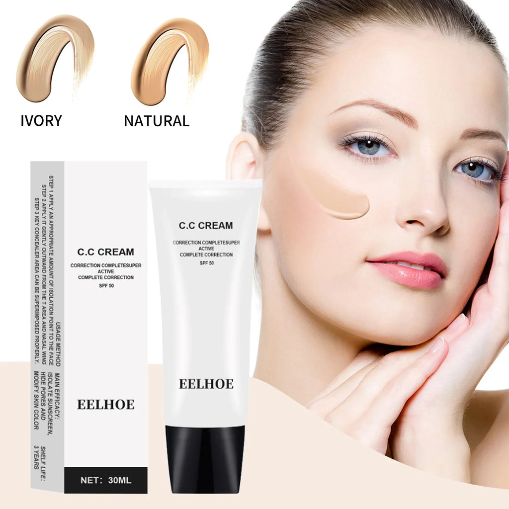 CC Cream Primer Makeup Base Moisturizing Skin Concealer Invisible Pore Matte Face Primer Soft Isolating Foundation Cosmetics Qme