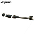 ANPWOO 5PCS PoE POE Injector Splitter 12V 5.5x2.1mm Cable Connector Qme Default Title