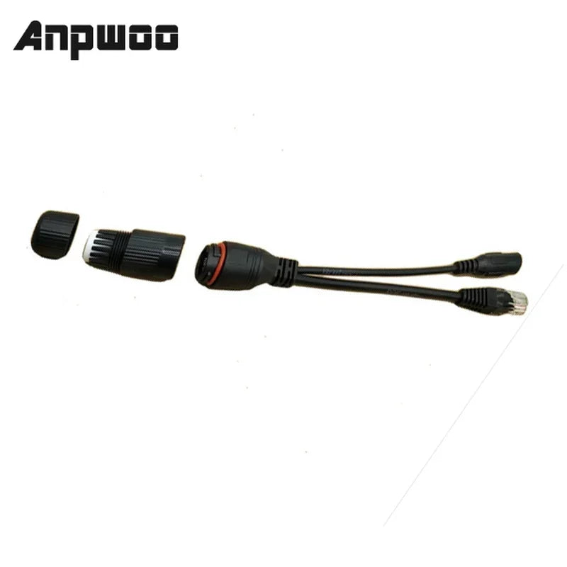 ANPWOO 5PCS PoE POE Injector Splitter 12V 5.5x2.1mm Cable Connector Qme Default Title