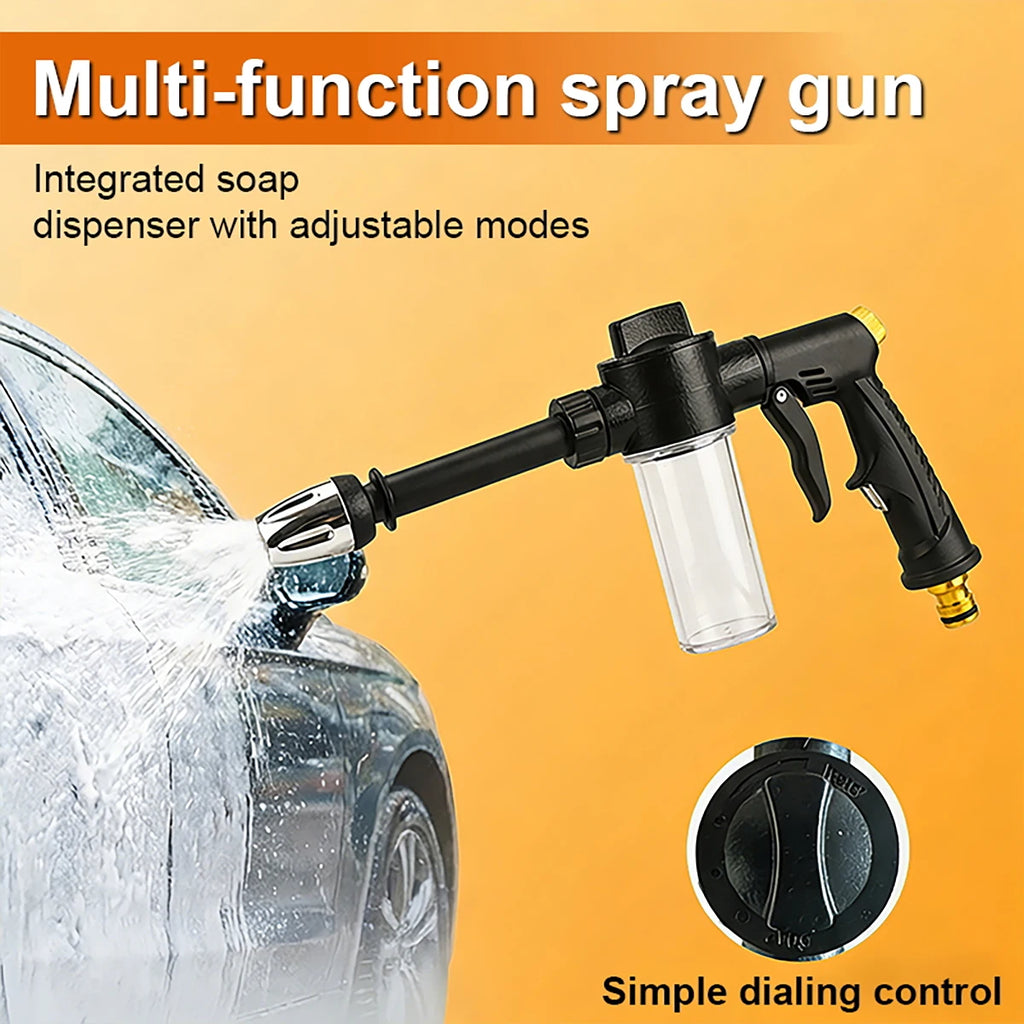 Pressure Car Washing Spray Gun Foam Bottle Multi-function Water Qme