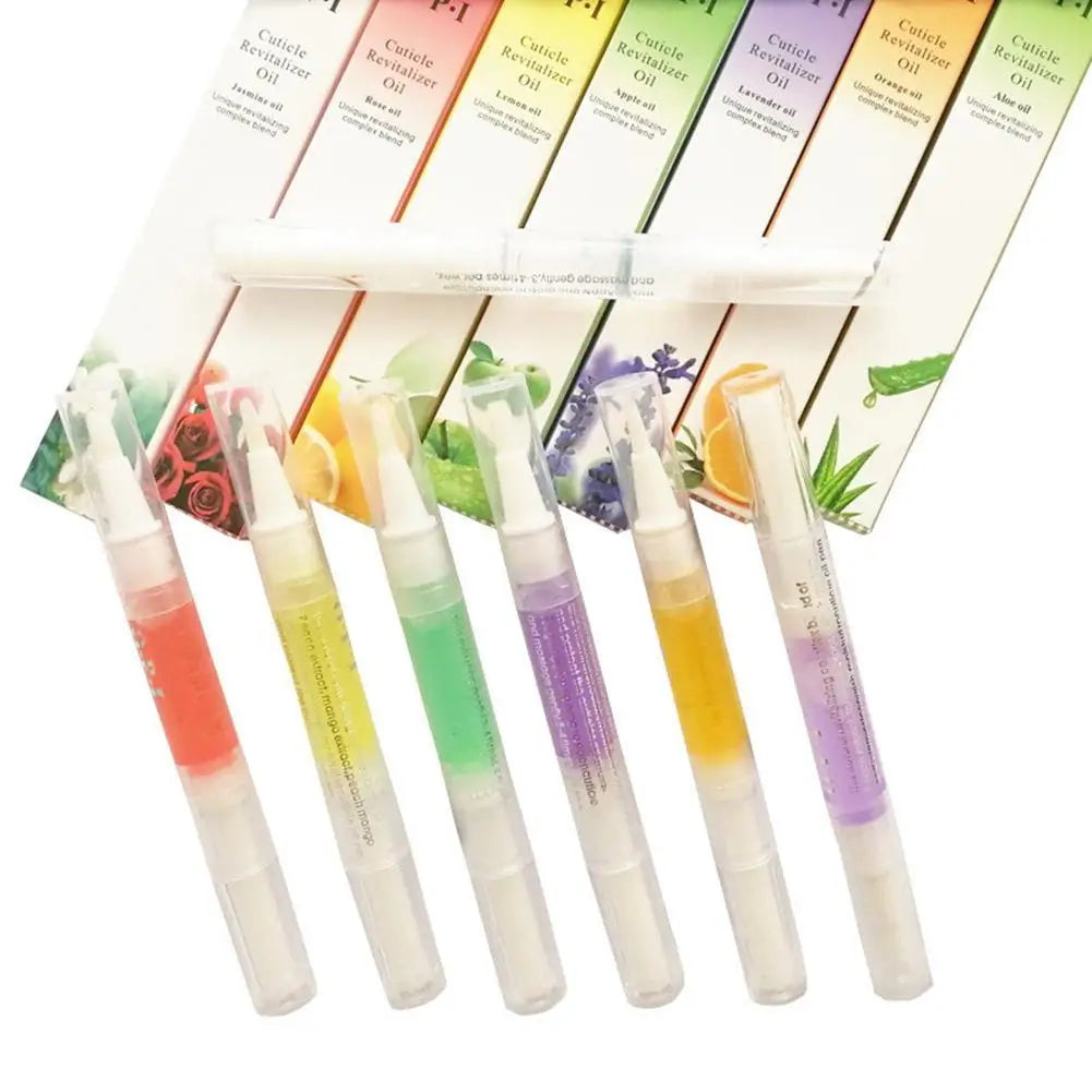 15Colors Fragrance Cuticle Oil For Nails Cuticle Oil Pen Nail Nutrition Oil Moist Repair Nail Care Pen For Nail Growth Treatment Qme