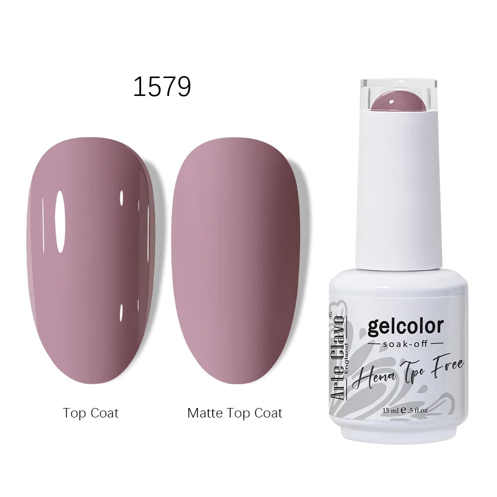 Arte Clavo HEMA TPO Coffee Brown Gel Nail Polish Winter Semipermanent