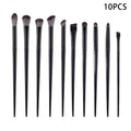 8 Soft Contouring Eyeshadow Eyeliner Eyebrow Brush Eyes Makeup Qme 10PCS