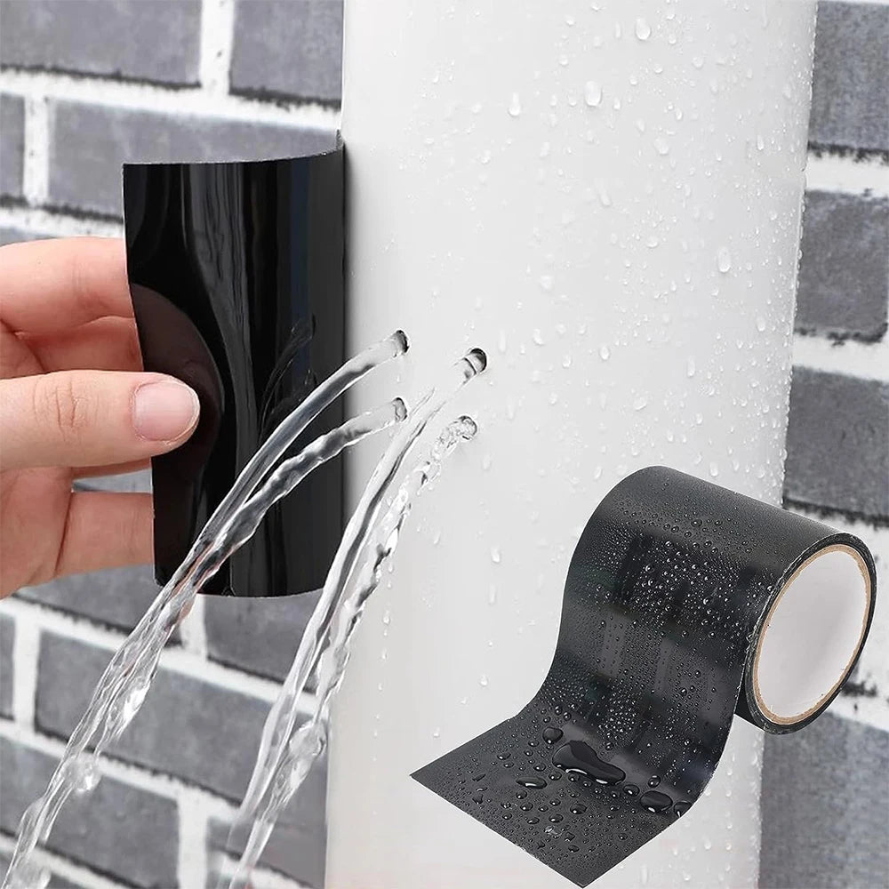 5-30cm Width Waterproof Repair Tape Super Strong Adhesive Quick Seal and Patch Leaks Heavy Duty Tape for Plumbing Pool Repairs Qme