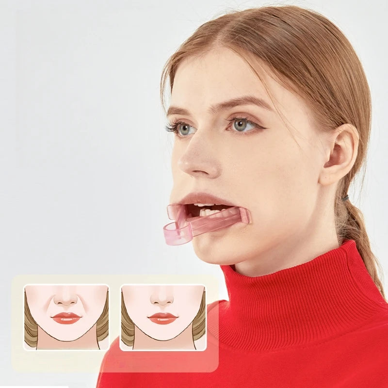 1/2/3/4Pcs V-Shaped Jaw Chewing Trainer Oral Muscle Training Firming Chin Exerciser Instrument Double Chin Exerciser Instrument Qme