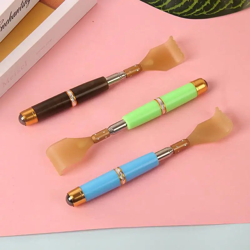 Extendable Magnetic Ball Hackle Back Scratcher Magnet Telescopic Qme
