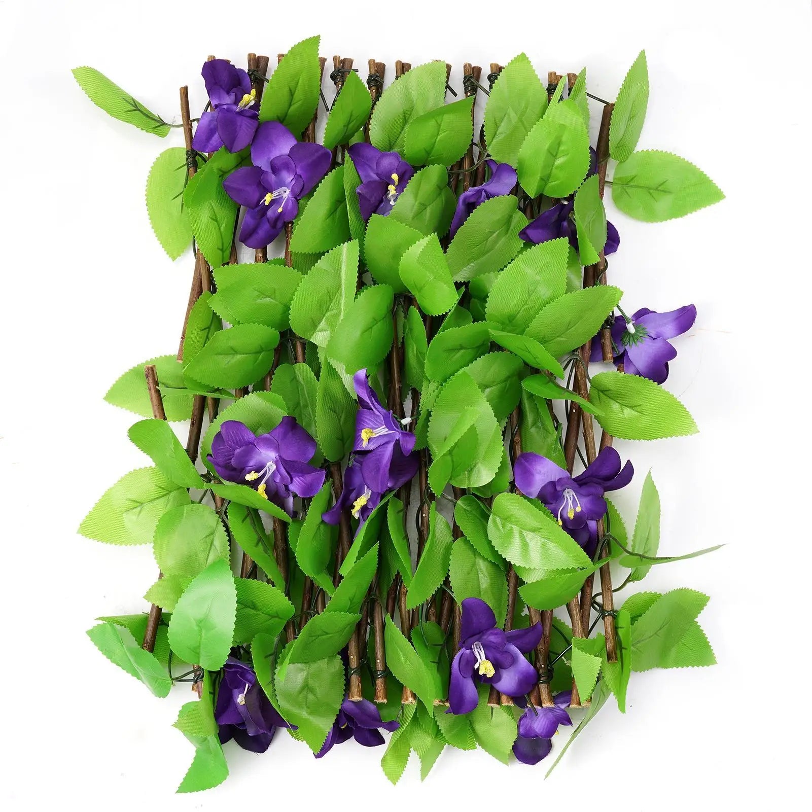 Hedge Wall Artificial Fake Leaf Wall Greenery Hedge Plant Wall Greenery Backdrop Decor Faux Fence Mat Adjustable for Stairs Qme