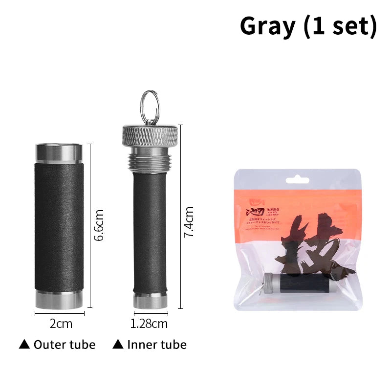 Alloy Cable Ring Fast Line Cutting Anti-slip Protect Hands Fishing Qme Gray