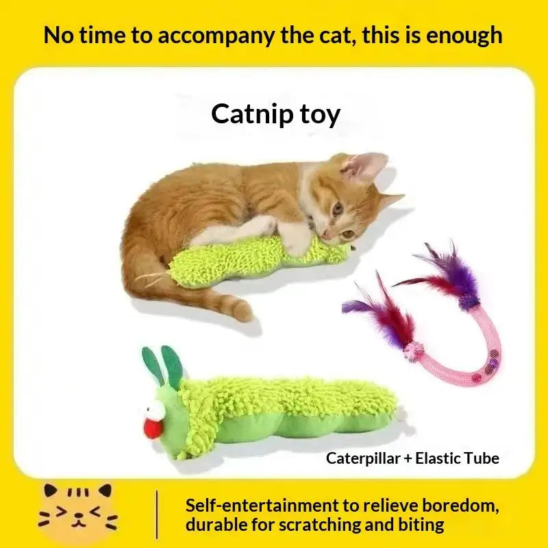 1/2/3PCS Toy A Fun And Relaxing Treat For Pets A Scratch- And Bite-Resistant Cat Toy Pillow Qme A9