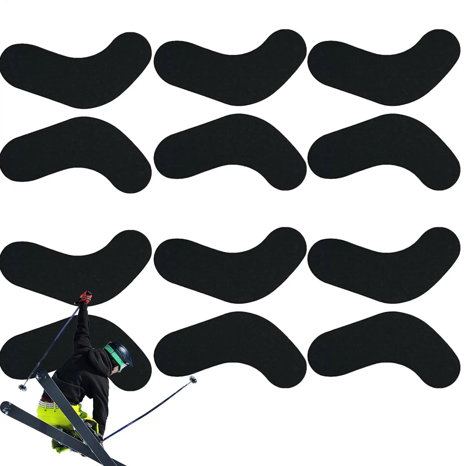 6 Pairs Ski Boot Pads Snowboard Adhesive Foam Pads Ski Boot Ankle Wrap Pads Adhesive Snowboard And Ski Boot Fitting Pads Qme