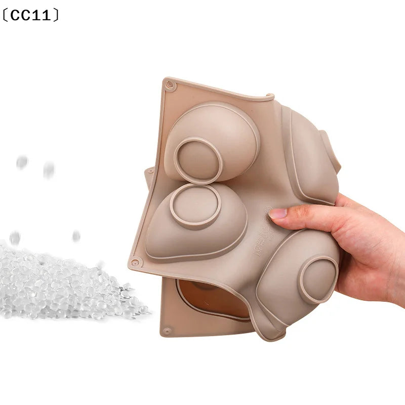 6 12 Cavity Silicone Mold Mango Mousse Cakes Fruit Shaped Chocolate Qme
