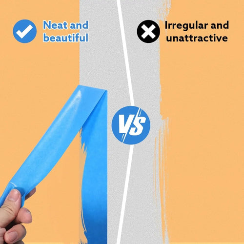 1/3 Roll Blue Paint Tape 20m Universal Multi-Surface Masking Easy Removal Painting Tape Home Improvement DIY Blue Masking Tape Qme