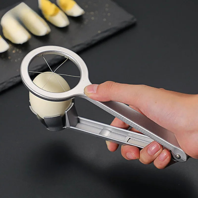 Stainless Steel Wire Egg Slicer Manual Kitchen Tool Stainless Steel Egg Slicer Vegetable Salad Egg Slicing Tool Egg Slicer Qme