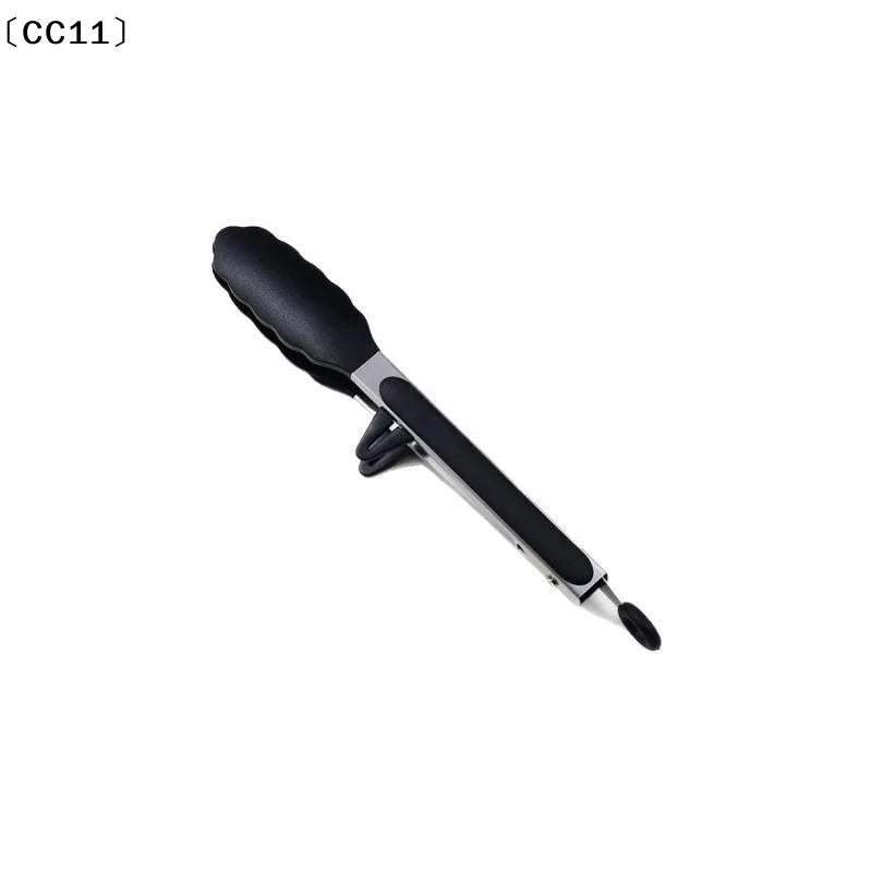 Silicone BBQ Grilling Tong Cooking Salad Bread Serving Non-stick Qme