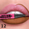Liquid Matte12-Color Lipliner Pencil Waterproof Plumping Stain Qme 12