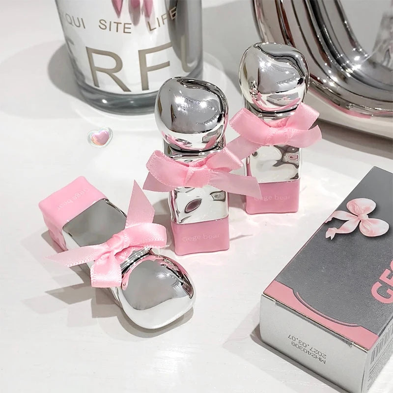 Gegebear Water Gloss Lip Glaze Mirror-like Makeup Not Easy Stain Cup Qme