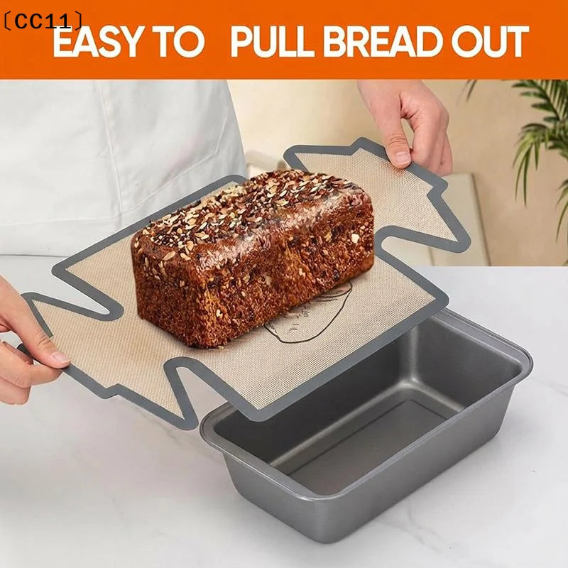 Reusable Silicone Bread Loaf Pan Liner Baking Mat Non-stick Dough Qme