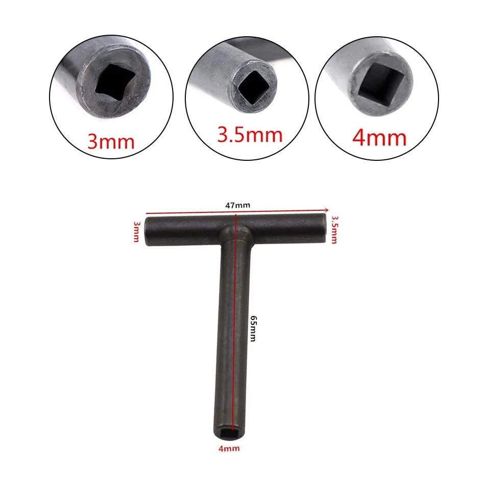 Motorcycle Engine Valve Screw Clearance Adjusting Wrench Square Hexagon Hole Adjusting Spanner Repair Tool Fit Qme A