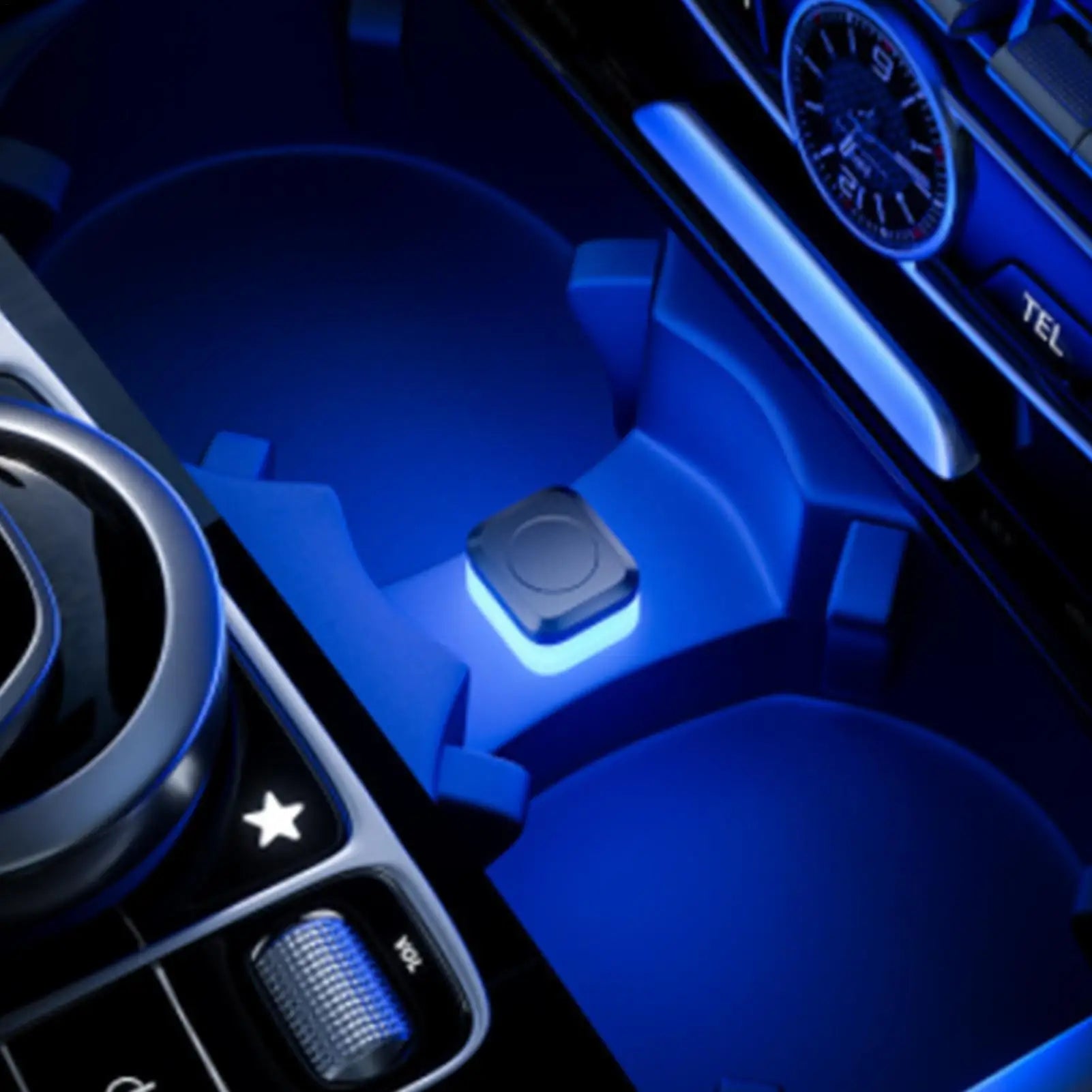 Car LED Lights Interior Wireless LED USB Car Light Interior Ambient Light Wireless 4 colors Night Light Multiple Modes Qme