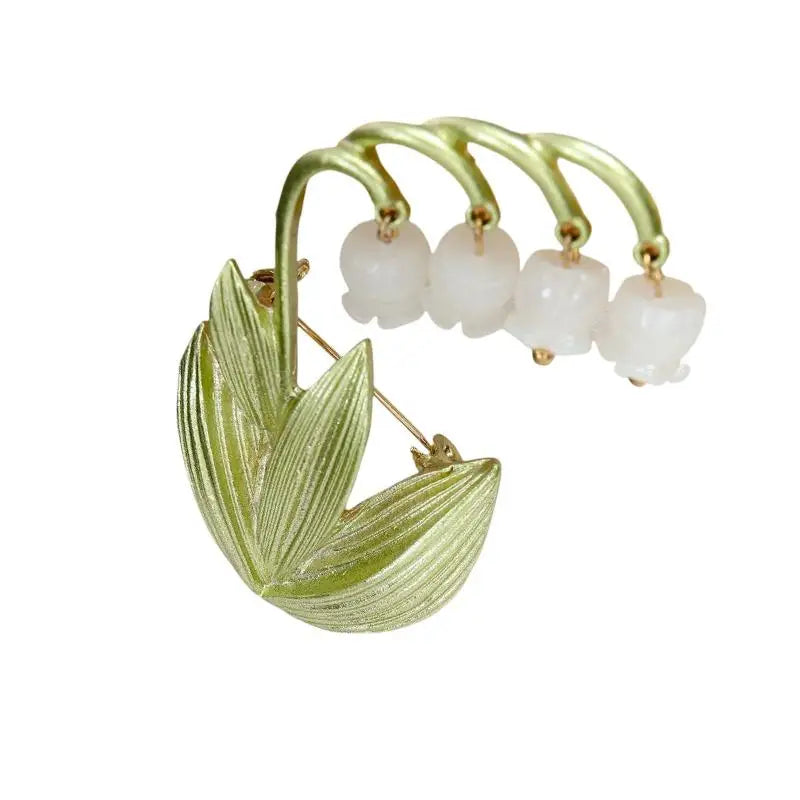 1/5Pcs Wedding Holiday Party Couple Gift Luxury Beautiful Fringe Tulip Flower Design Brooch For Men And Women Jewelry Accessory Qme onesize
