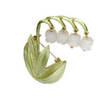 1/5Pcs Wedding Holiday Party Couple Gift Luxury Beautiful Fringe Tulip Flower Design Brooch For Men And Women Jewelry Accessory Qme onesize