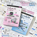 20/40 Pcs Die-cut Stickers Book Cute Flash Decorative DIY Scrapbook Phone Case Decoration Collage Material Aesthetic Stationery Qme AB