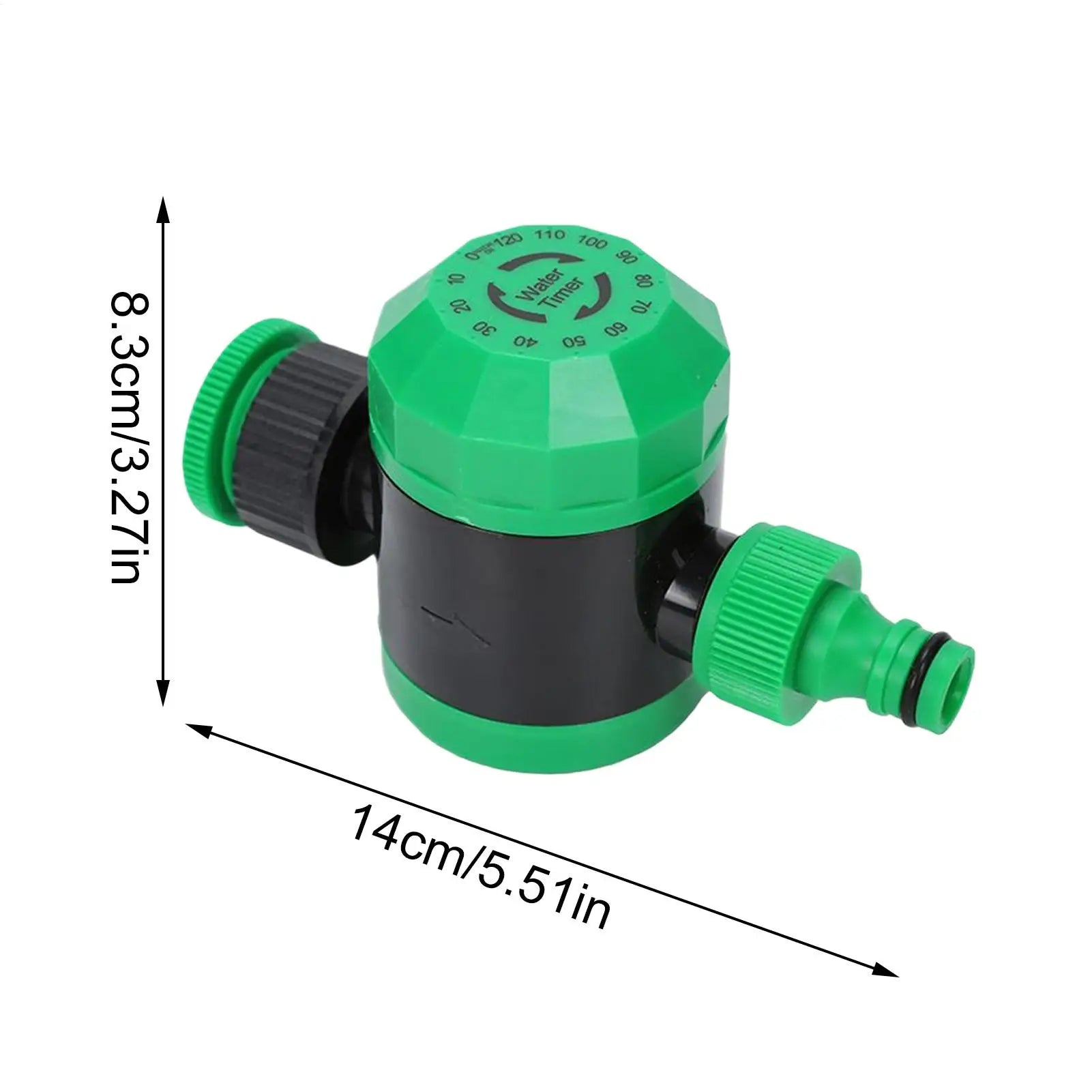Water Timer Adjustable Two-Hour Sprinkler Controller Mechanical Hose Timer For Patio Lawn Yard Pool Outdoor Plant Flower Home Qme