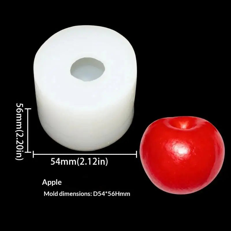 3D Fruit Shaped Silicone Molds With Food Grade Material And Easy Demold Perfect For Candle Making Soap Making Baking DIY Crafts Qme E