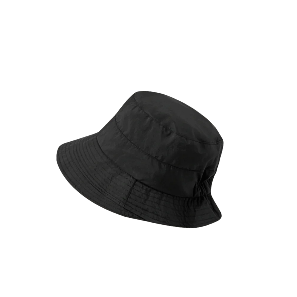 Korean Style Japanese Fisherman Hat Sun Proof Waterproof Quick Drying Bucket Hat UV Protection All-match Anti-UV Sun Hat Spring Qme Black