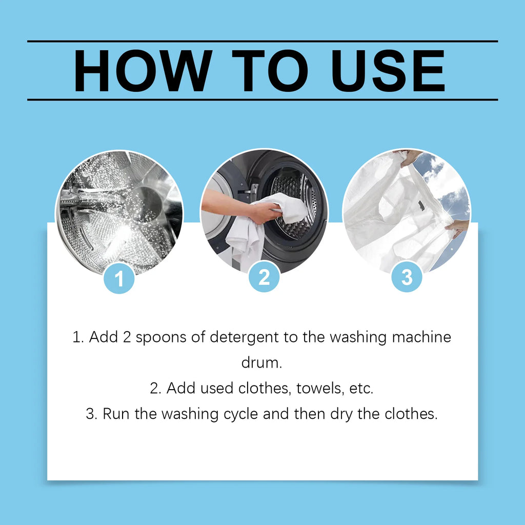 Powerful Laundry Powder Deep Remove Stain Eliminate Odor Lasting Fresh Scent Low Foam Easy Rinse Super Fragrant Powder Detergent Qme