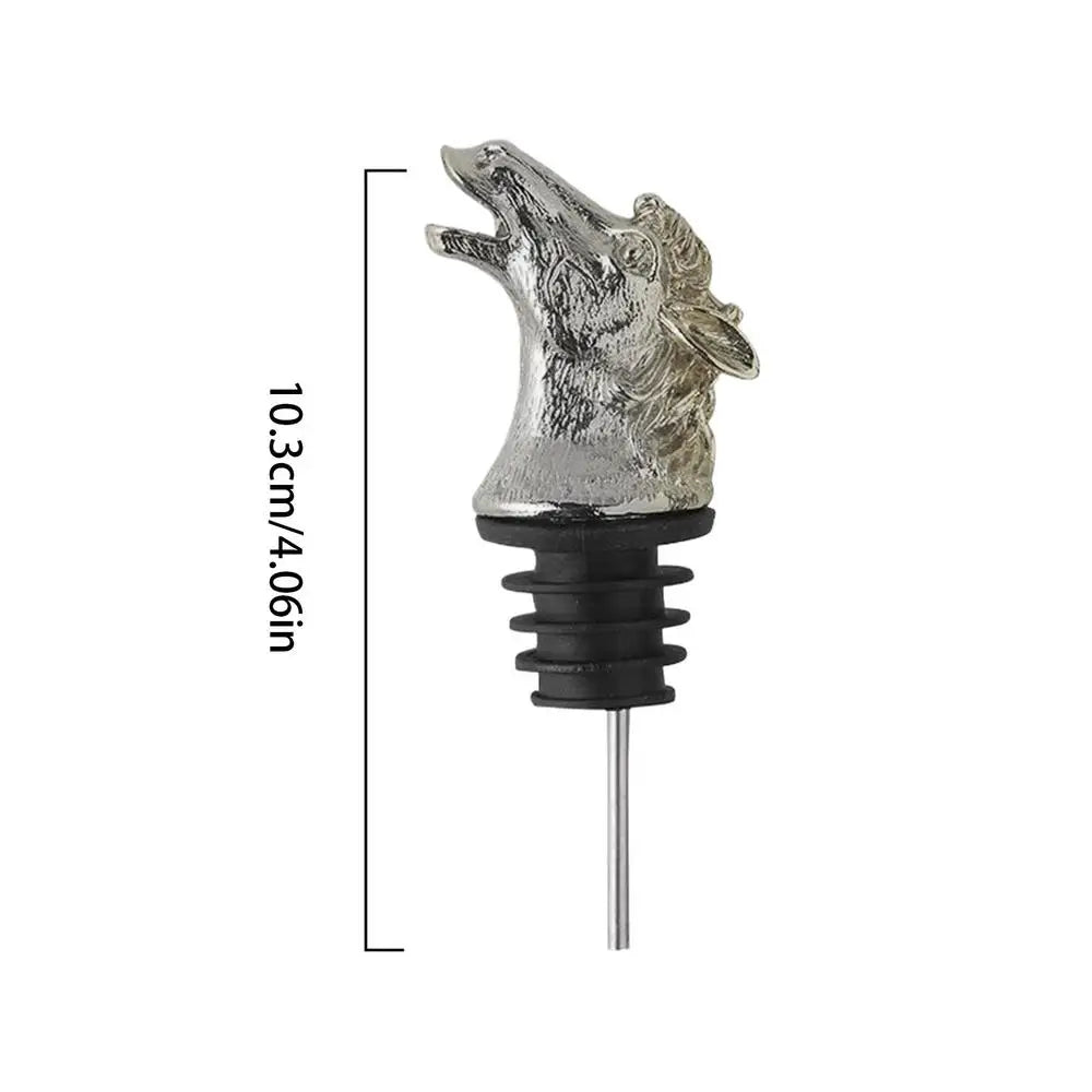 Wine Pourer Year Horse Red Alcohol Stopper Leakproof Drink Dispenser Qme China Mainland 02