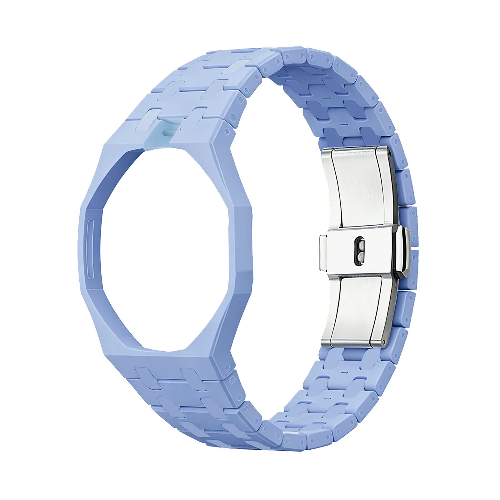 Ceramic Modification Kit for Swatch X AP Royal POP Biomaterials Watch Case + bioceramic Strap Pocket Changer To Wristwatch Qme Blue 12
